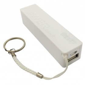 Taff Power Bank 2400mAh Model Keychain MP12 for Smartphone - Snow White - 1