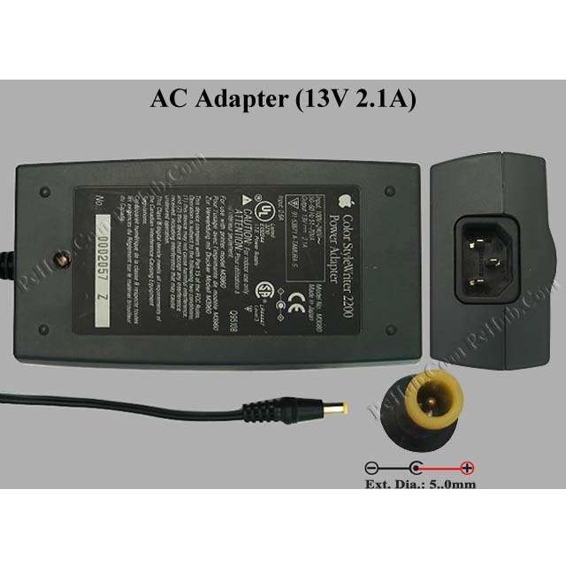 adapter for apple color stylewriter 2200 13v 2 1a m3080 black jakartanotebook adapter for apple color stylewriter 2200 13v 2 1a m3080 black jakartanotebook