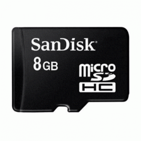 SanDisk microSDHC Memory Cards Class 4 8GB - SDSDQM-008G-BQ35 - 1