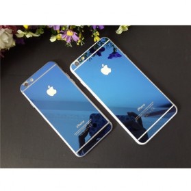 Tempered Glass and Phone Case for iPhone 6 Plus - Golden - 5