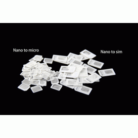 NOOSY Nano to SIM Adapter (1 Pcs) - White