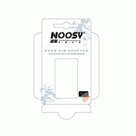NOOSY 3 in 1 Nano SIM Adapter with SIM Card Tray Holder - NSY04 - White - 3