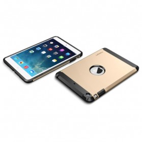 SGP Series Tough Armor Plastic + TPU Combination Case for iPad mini / iPad mini Retina - Golden - 3