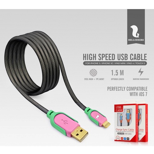 hellodeere lightning to usb cable ios 7 compatible gold hellodeere lightning to usb cable ios 7 compatible gold