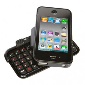Bluetooth Keyboard 180 Degree Rotate Case with Flip-out for iPhone 4 - TK-421 - 3