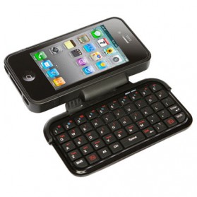 Bluetooth Keyboard 180 Degree Rotate Case with Flip-out for iPhone 4 - TK-421 - 4