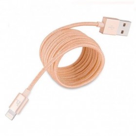 Hoco UPL05 Lightning Braided Cable for iPhone 6/6+/5/5s - Golden - 1