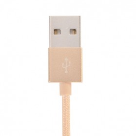 Hoco UPL05 Lightning Braided Cable for iPhone 6/6+/5/5s - Golden - 2
