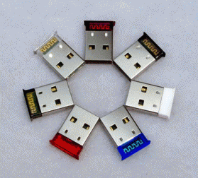 USB Bluetooth Adapter V2.0 + EDR Model BTD-3310 - Multi-Color