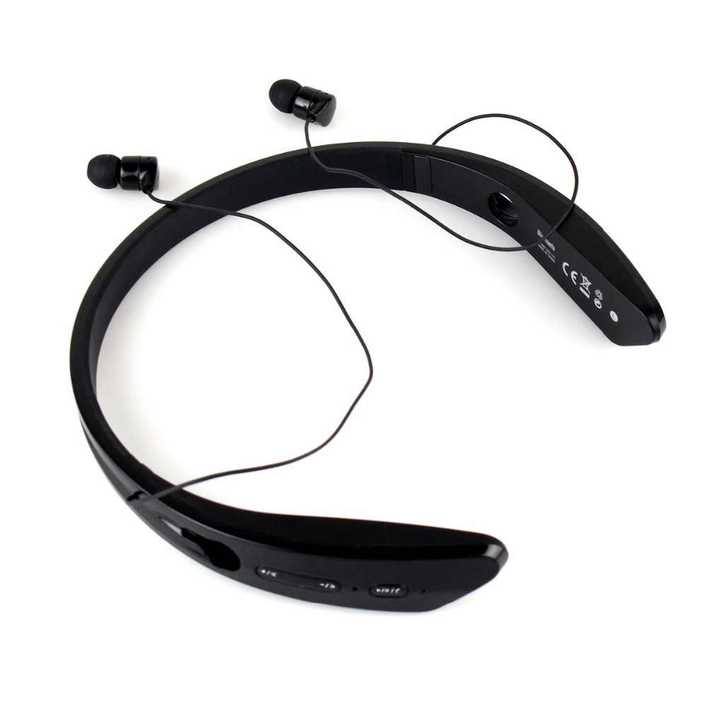Neckband Wireless Bluetooth Stereo Headset NFC TF Card BM170 Black