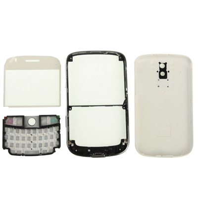 Blackberry 10000 on Orianal Frame   Battery Cover  For Blackberry 9000  With Logo   White