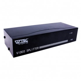 VZTEC VGA 1 X 8 Splitter w/ Audio Model (VZ-VG2235) - Black