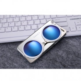 CXXEL Korea 3D Sunglasses Hard Case for iPhone 6 Plus - Silver Blue - 2