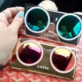 CXXEL Korea 3D Sunglasses Hard Case for iPhone 6 Plus - Silver Blue - 9