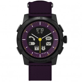 COOKOO 2 SmartWatch Urban Explorer for iPhone 5/4s、 iPad、 iPod、 Galaxy S4 - Eggplant - 1