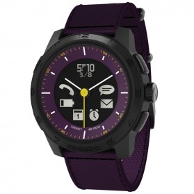 COOKOO 2 SmartWatch Urban Explorer for iPhone 5/4s、 iPad、 iPod、 Galaxy S4 - Eggplant - 2
