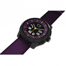 COOKOO 2 SmartWatch Urban Explorer for iPhone 5/4s、 iPad、 iPod、 Galaxy S4 - Eggplant - 3