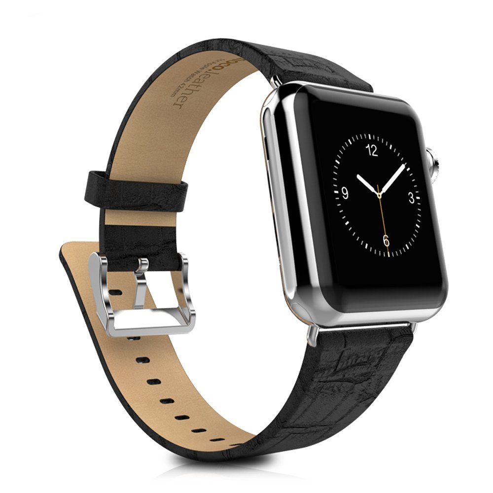 Hoco Bamboo Texture Leather Band for Apple Watch 38mm 