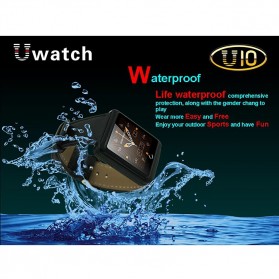 U10 Smartwatch for iOS and Android - Black - 13