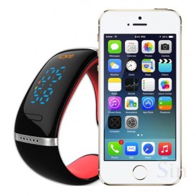 L12S Smartwatch for Smartphones - Red - 1