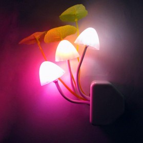 V-tie Romantic LED Mushroom Dream Night Light Bed Lamp - White - 1