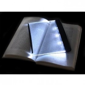 LED Light wedge Panel Book Reading Lamp - Black - 3