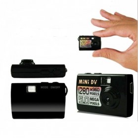 Taff 5MP HD Smallest Mini DV Digital Camera Video Recorder Camcorder Webcam DVR - Black - 9