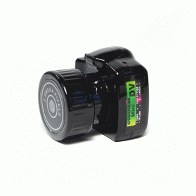 2MP HD Smallest Mini DV Digital Camera Video Recorder Camcorder Webcam DVR Model Y2000 - Black - 2