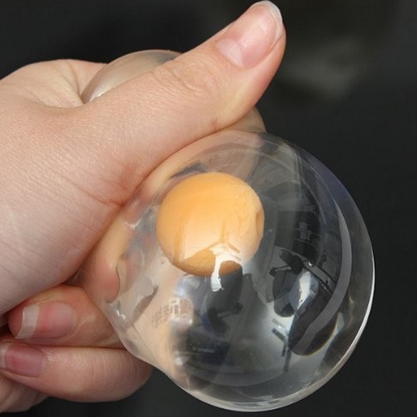 Egg Anti Stress Ball / Bola Telur Mainan - 1