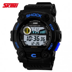 SKMEI S-Shock Sport Watch Water Resistant 50m - DG0907 - Blue - 1