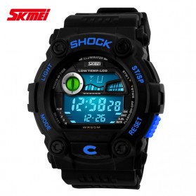 SKMEI S-Shock Sport Watch Water Resistant 50m - DG0907 - Blue - 2