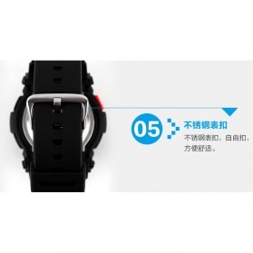 SKMEI S-Shock Sport Watch Water Resistant 50m - DG0907 - Blue - 5