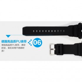 SKMEI S-Shock Sport Watch Water Resistant 50m - DG0907 - Blue - 6