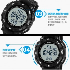 SKMEI S-Shock Sport Watch Water Resistant 50m - DG1024 - Army Green - 4