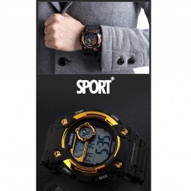 SKMEI S-Shock Militer Sport Watch Water Resistant 50m - DG1054 - Black - 6