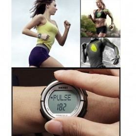 SKMEI Sport Watch Pedometer Heart Rate Tracking Water Resistant - DG1058 - Black - 5