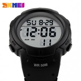 SKMEI Pioneer Sport Watch Water Resistant 50m - DG1068 - Black - 6