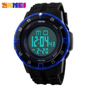 SKMEI Military Sport Watch Water Resistant 50m - DG1089 - Black/Blue - 1