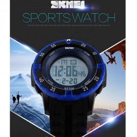 SKMEI Military Sport Watch Water Resistant 50m - DG1089 - Black/Blue - 7