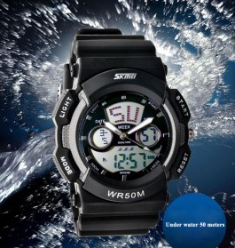 SKMEI Casio Men Sport Watch Water Resistant 50m - AD0895 - Black - 6