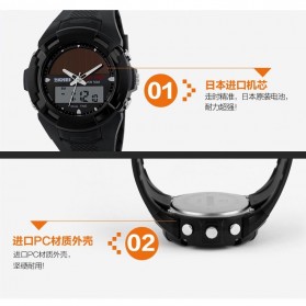 SKMEI Solar Power Sport LED Watch Water Resistant 50m - AD1056E - Red - 4