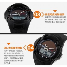 SKMEI Solar Power Sport LED Watch Water Resistant 50m - AD1056E - Red - 5