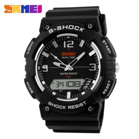 SKMEI Military Sport Watch Water Resistant 50m - AD1057 - White - 1