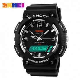 SKMEI Military Sport Watch Water Resistant 50m - AD1057 - White - 2