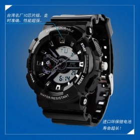 SKMEI S-Shock Sport LED Watch Water Resistant 30m - AD0929 - Black - 2