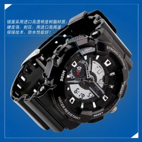 SKMEI S-Shock Sport LED Watch Water Resistant 30m - AD0929 - Black - 3