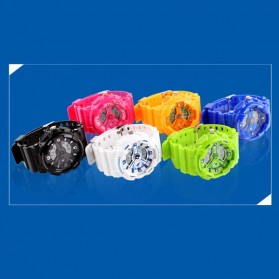 SKMEI S-Shock Sport LED Watch Water Resistant 30m - AD0929 - Black - 6