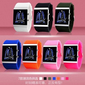 SKMEI Trendy Man and Woman Silicone Strap Watch Water Resistant 30m - 1001 - Black - 9