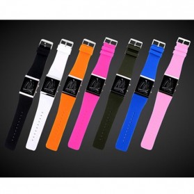 SKMEI Trendy Man and Woman Silicone Strap Watch Water Resistant 30m - 1001 - Black - 16