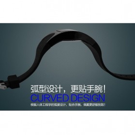 SKMEI Silicon Wristband LED Watch Water Resistant 30m / Jam LED Gelang - 0951 - Black - 7